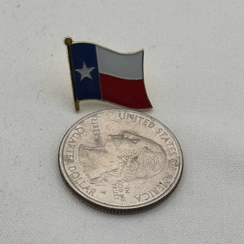 State Of Texas Flag United States Of America Lapel Hat Pin